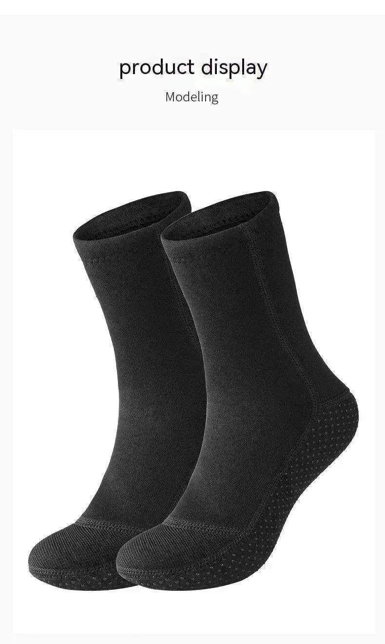 3mm Diving Cold-proof Warm Wear-resistant Non-slip Swimming Snorkeling Surfing Beach Socks