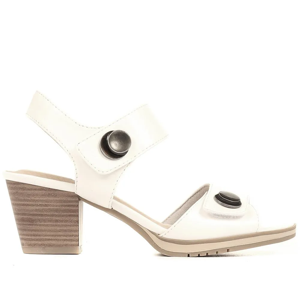 Adjustable Block Heel Sandals - JANSP35039 / 321 373