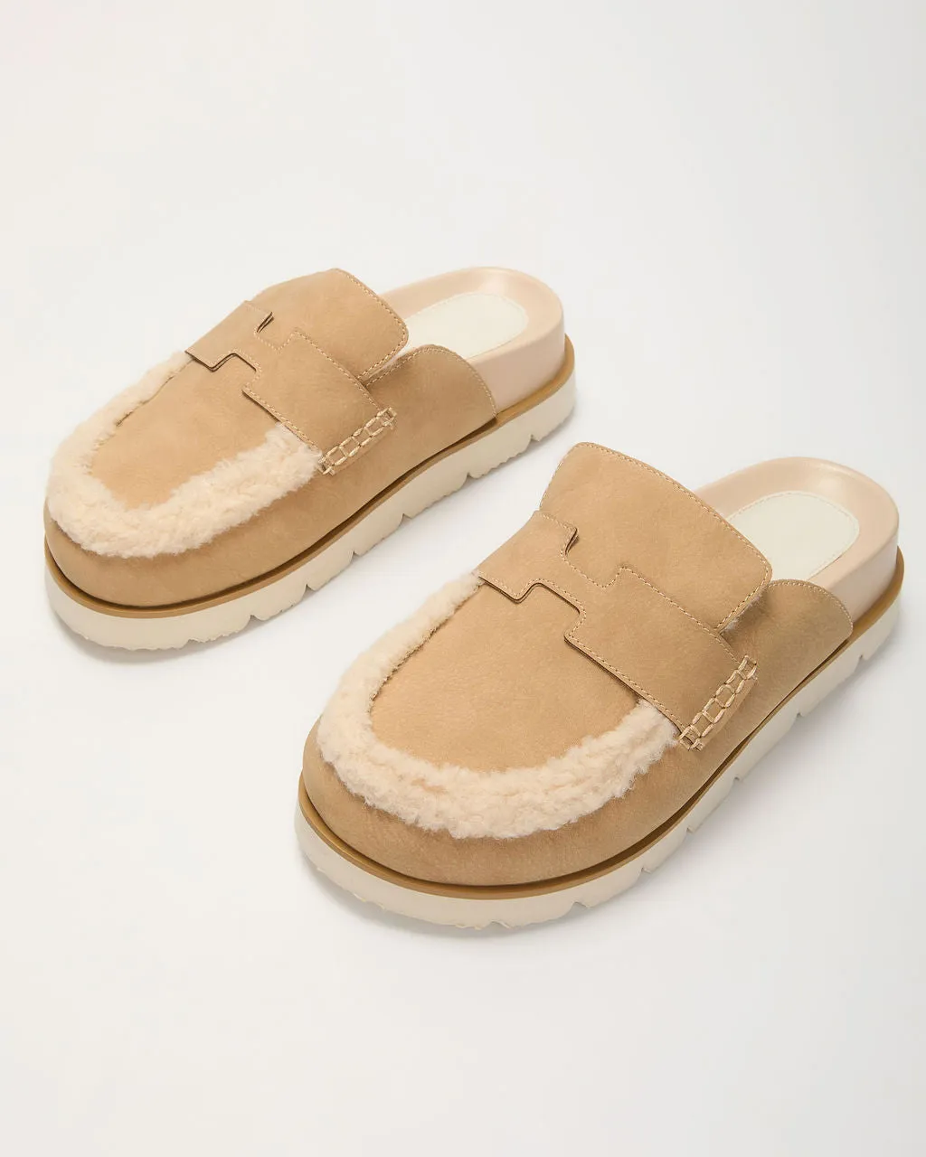 Biba Sherpa Lined Clog Mules