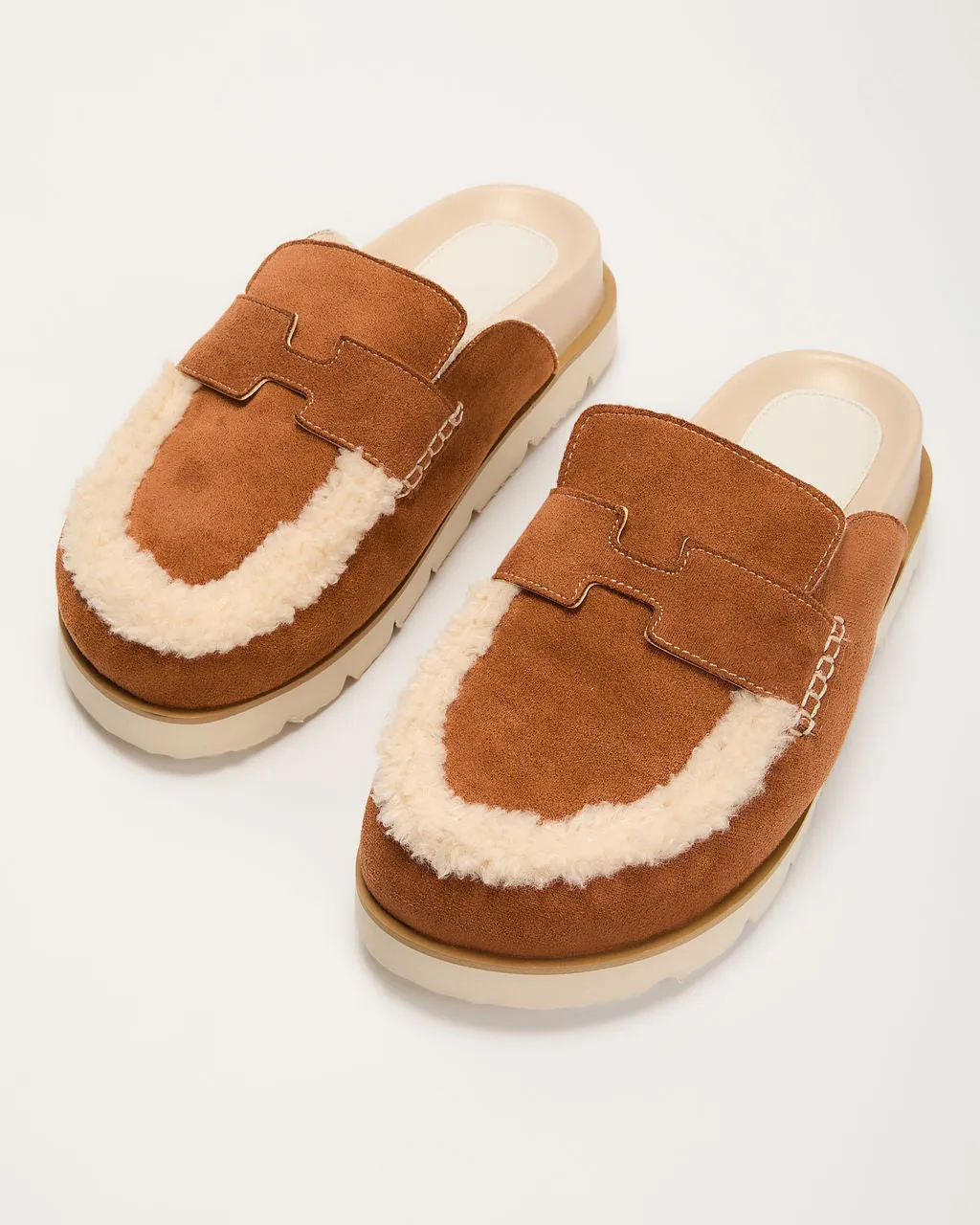 Biba Sherpa Lined Clog Mules