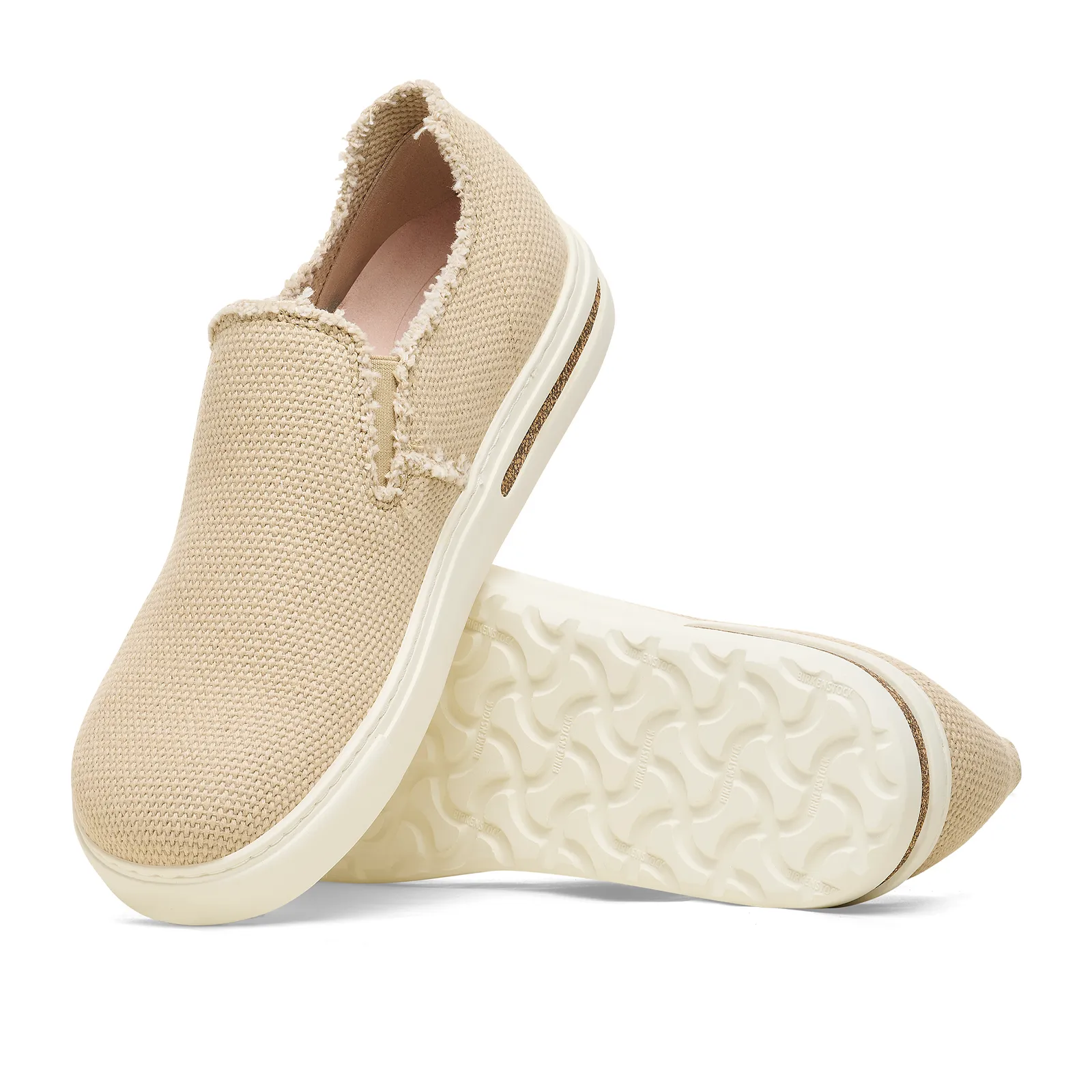 Birkenstock Bend Deconstructed Slip On Sneaker (Men) - Sandcastle Canvas