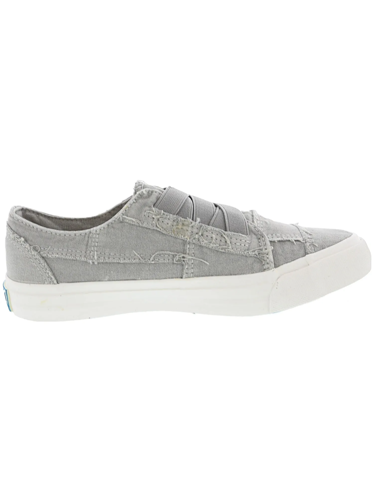 Blowfish Marley Sweet Gray Washed Canvas Slip On Comfortable Fashion Sneakers