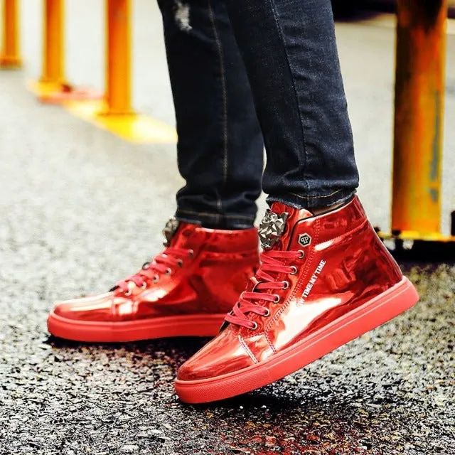 Casual Hip Hop Luxury Designer High Top Sneakers