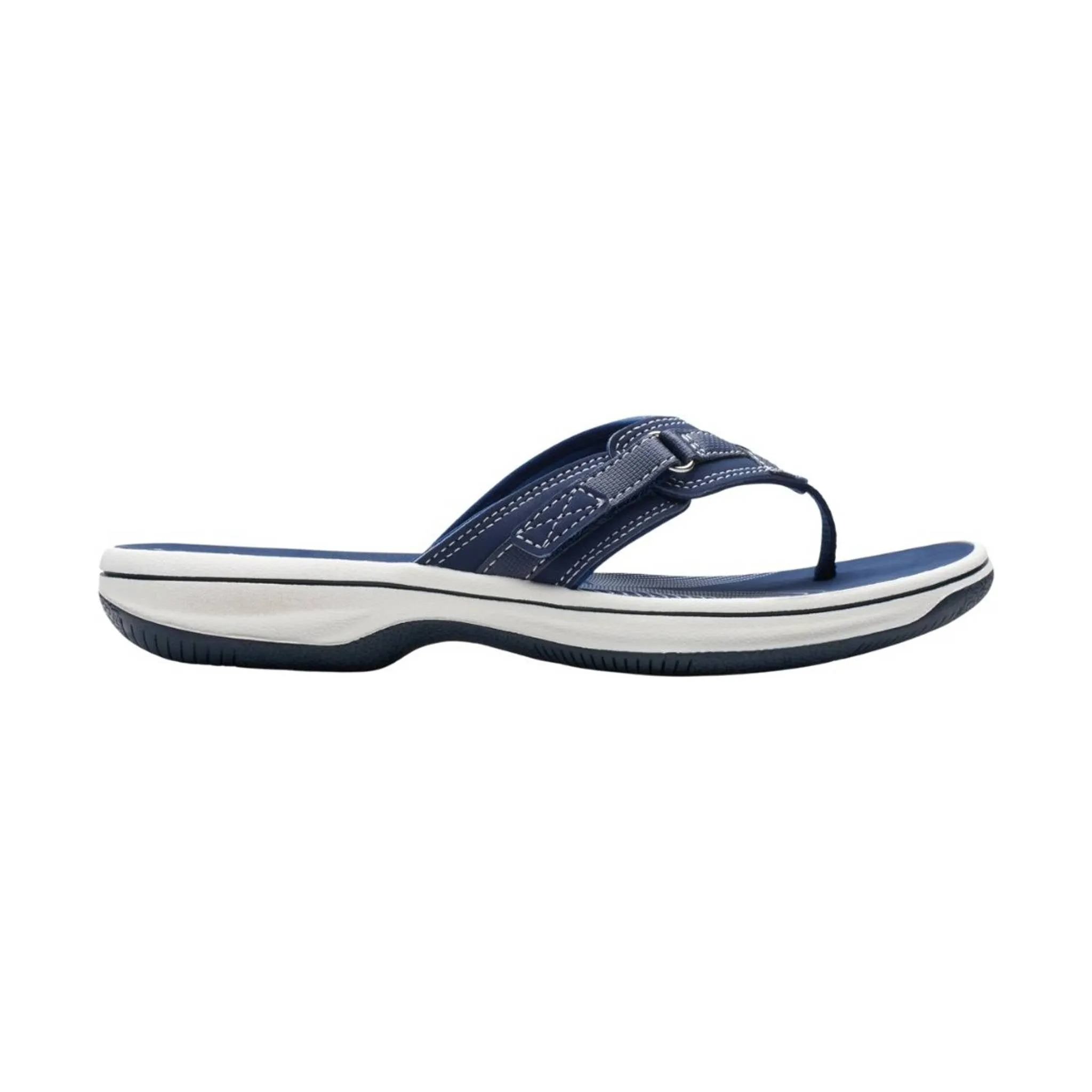 Clarks Women's Breeze Sea - Navy Synthetic