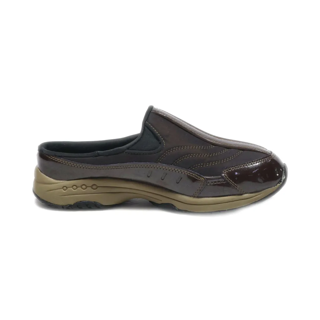 Easy Spirit Mules Leather Brown Colour For Women