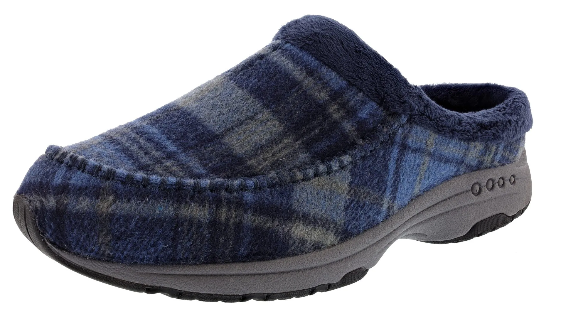 Easy Spirit Women's Travelfurr 2 Slip On Mule Clogs