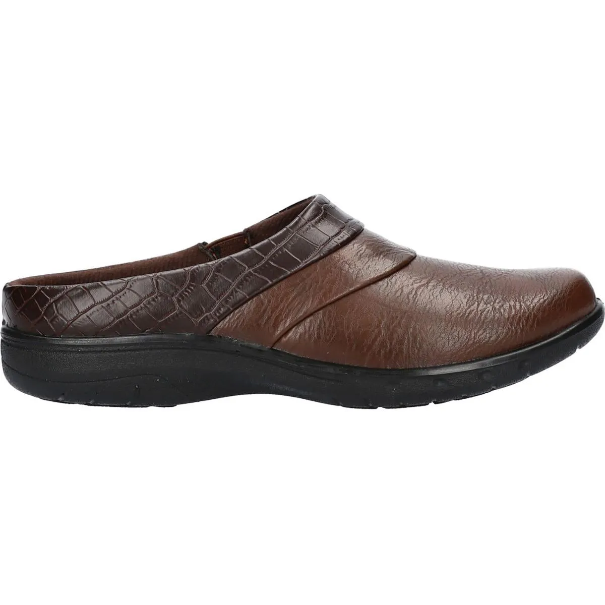 Easy Street Womens Swing Faux Leather Slip-On Mules