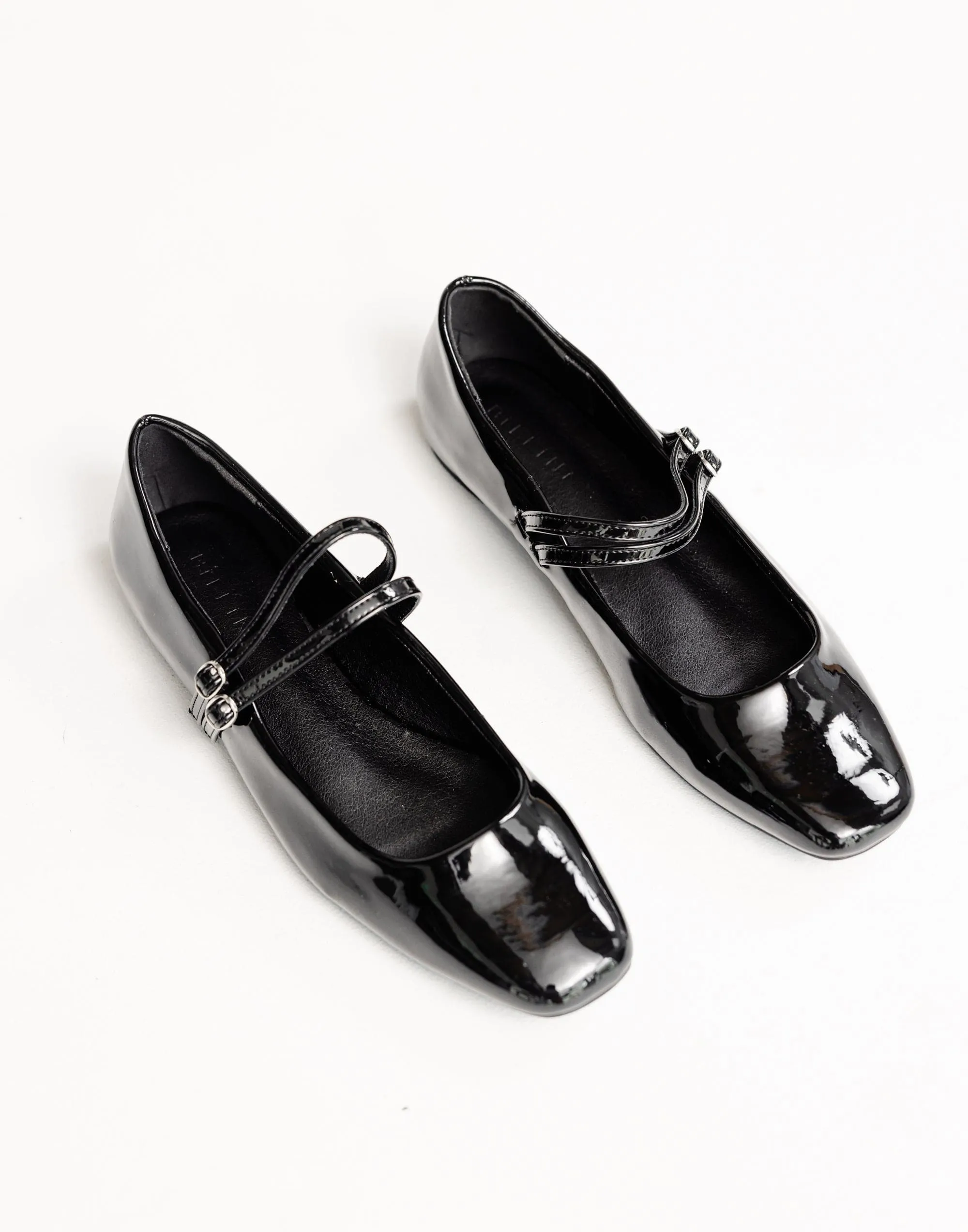 Finnegan Flats (Black Patent) - By Billini