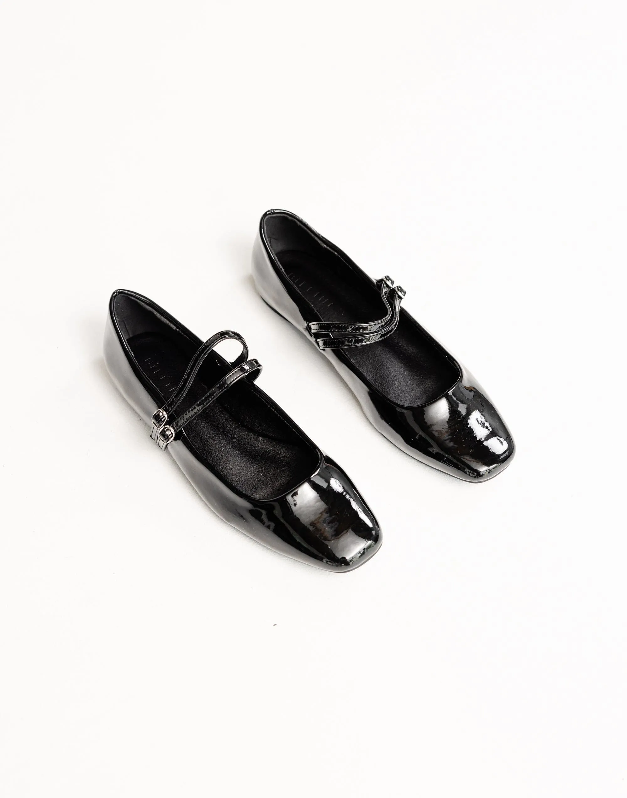 Finnegan Flats (Black Patent) - By Billini