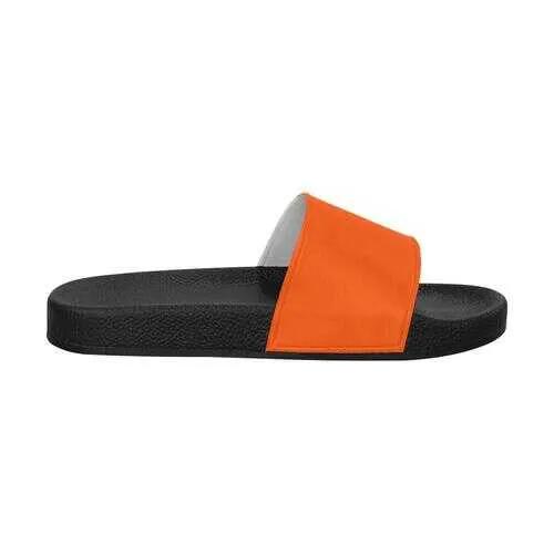 Flip-Flop Sandals, Bright Orange Women's Slides