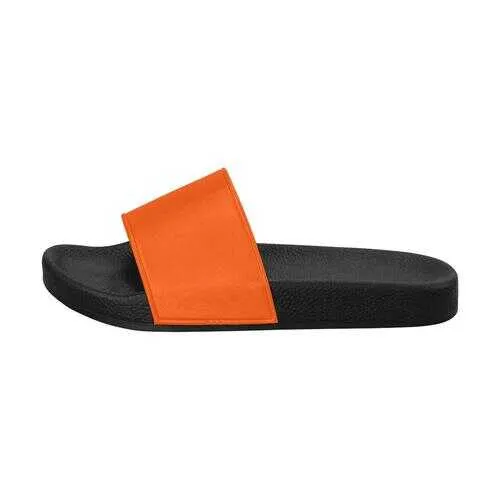 Flip-Flop Sandals, Bright Orange Women's Slides