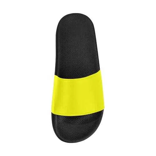 Flip-Flop Sandals, Bright Yellow Women's Slides