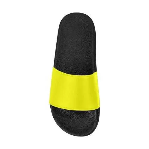 Flip-Flop Sandals, Bright Yellow Women's Slides