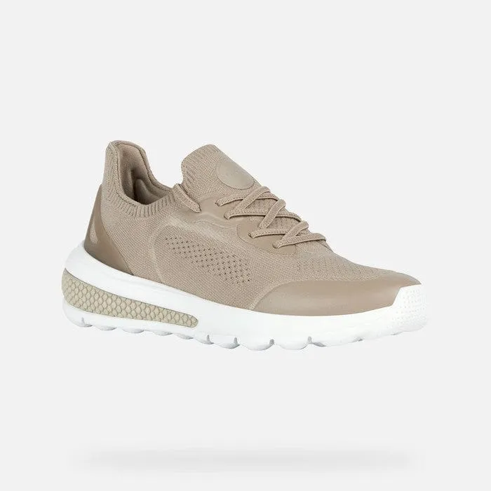 Geox Women's Spherica Actif Sneakers- Sand Beige