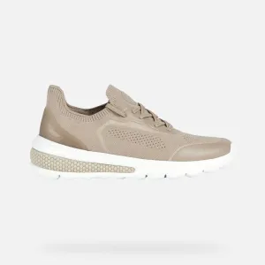 Geox Women's Spherica Actif Sneakers- Sand Beige