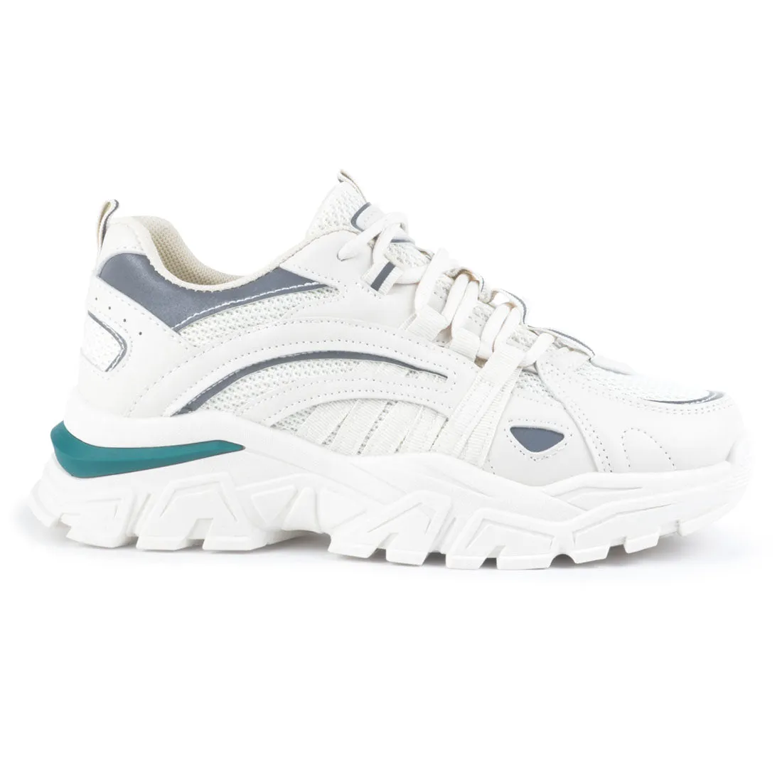 Green Grey Women Active Trainers