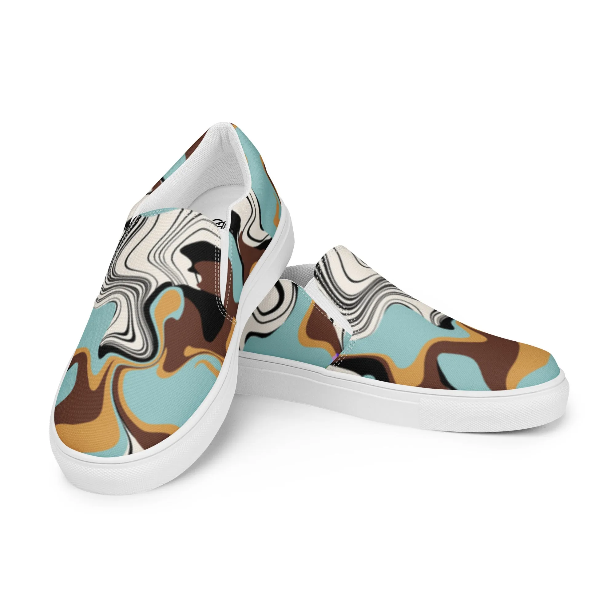 Green lava summer Women’s slip-on shoes