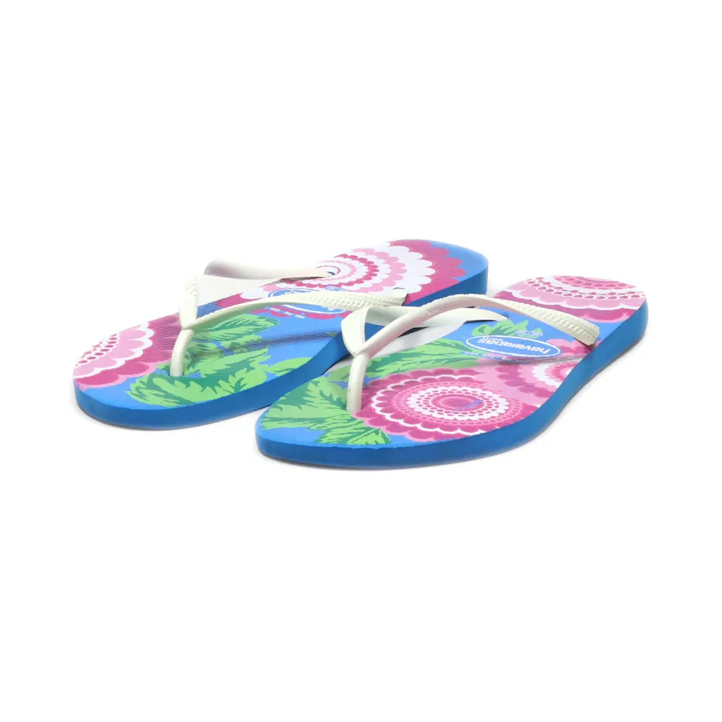 Havaianas Flip Flops Rubber Blue Colour For Women