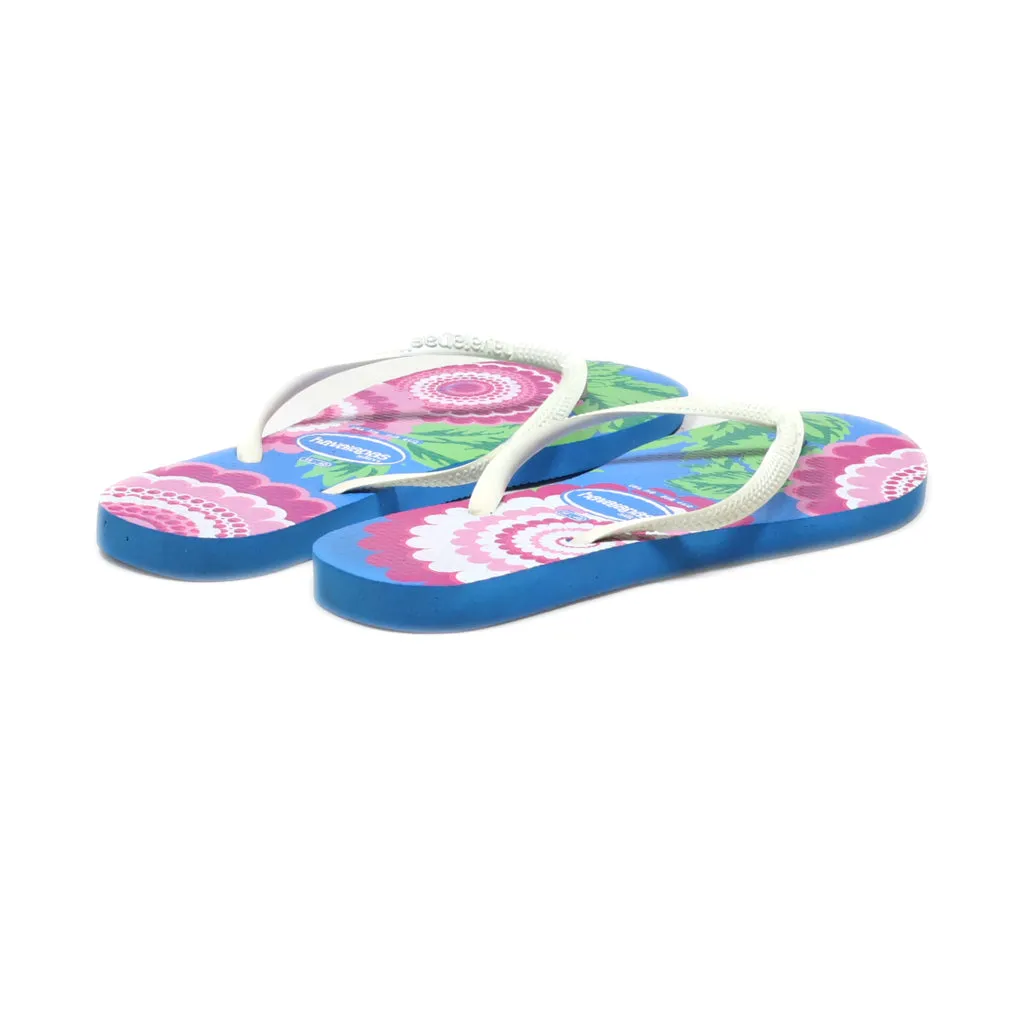 Havaianas Flip Flops Rubber Blue Colour For Women