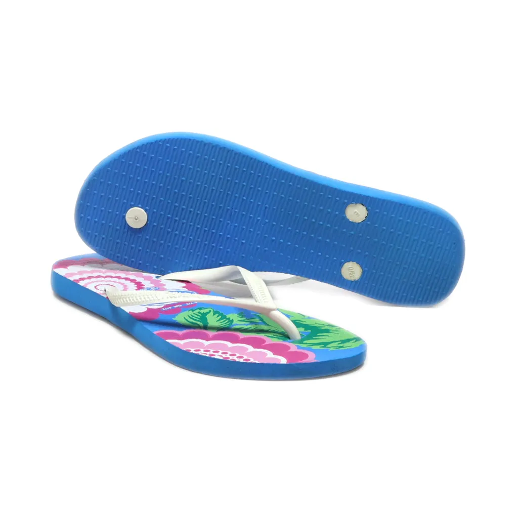 Havaianas Flip Flops Rubber Blue Colour For Women