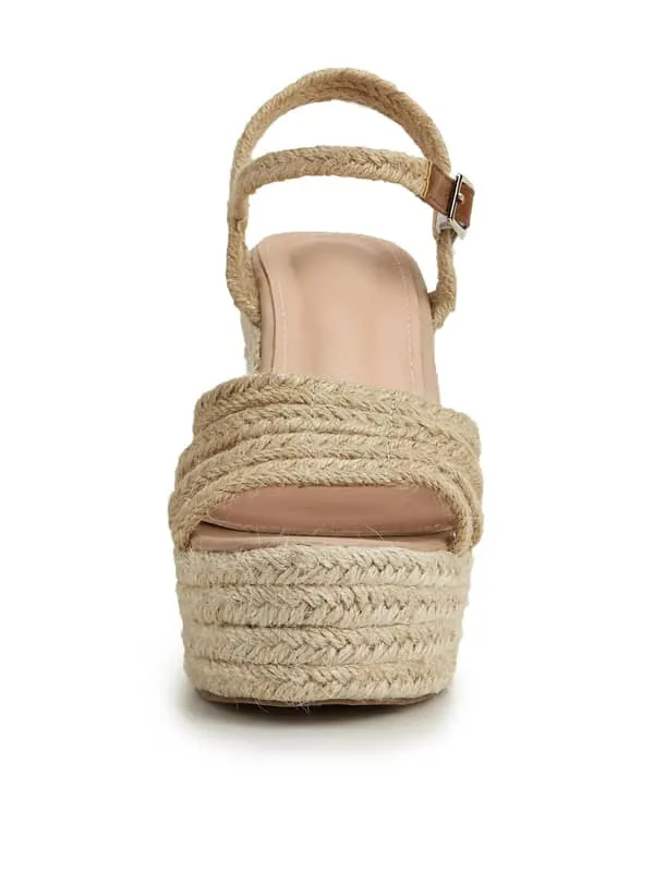 Hemp Rope Wedge Platform&Sandals