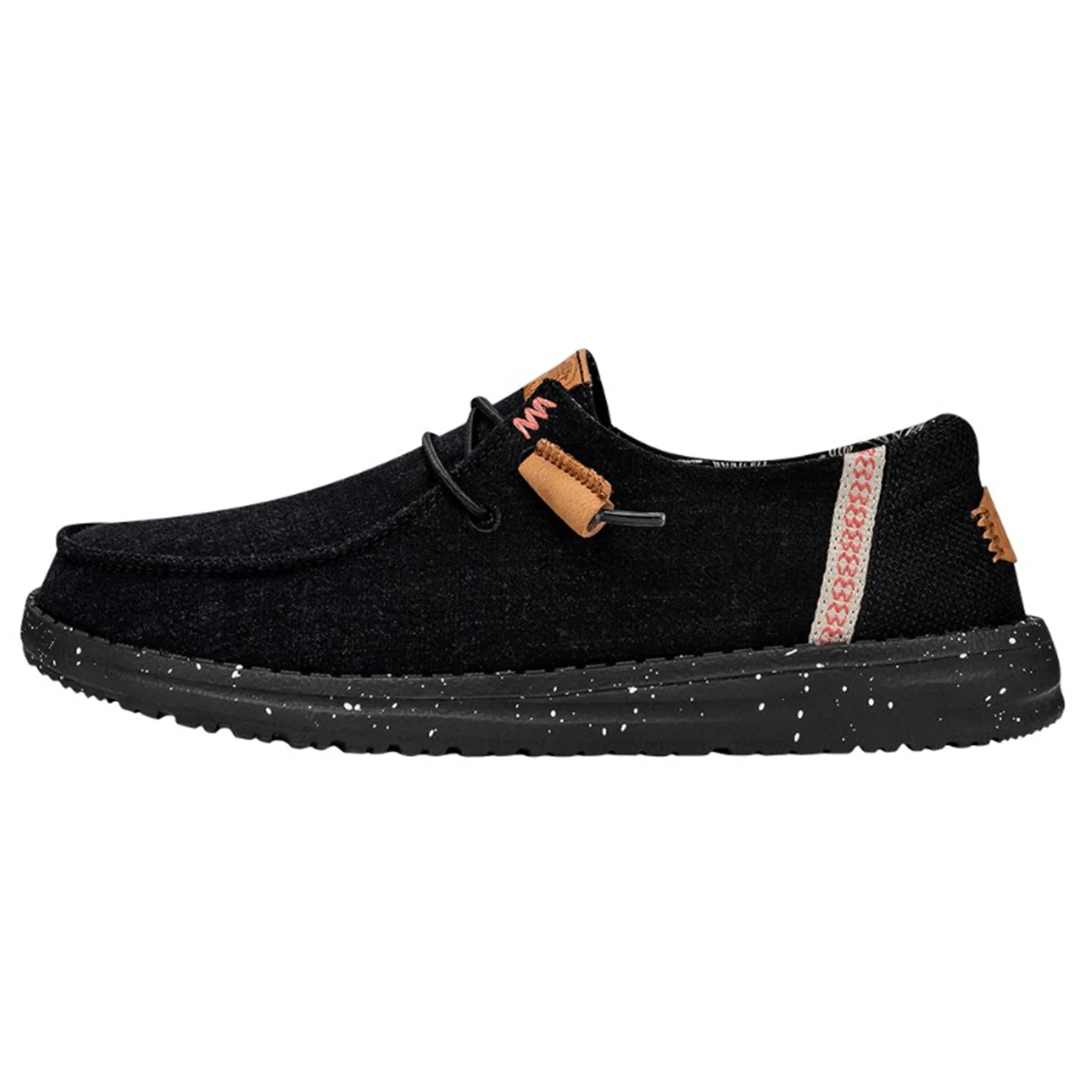 Hey Dude Wendy Washed Canvas Black