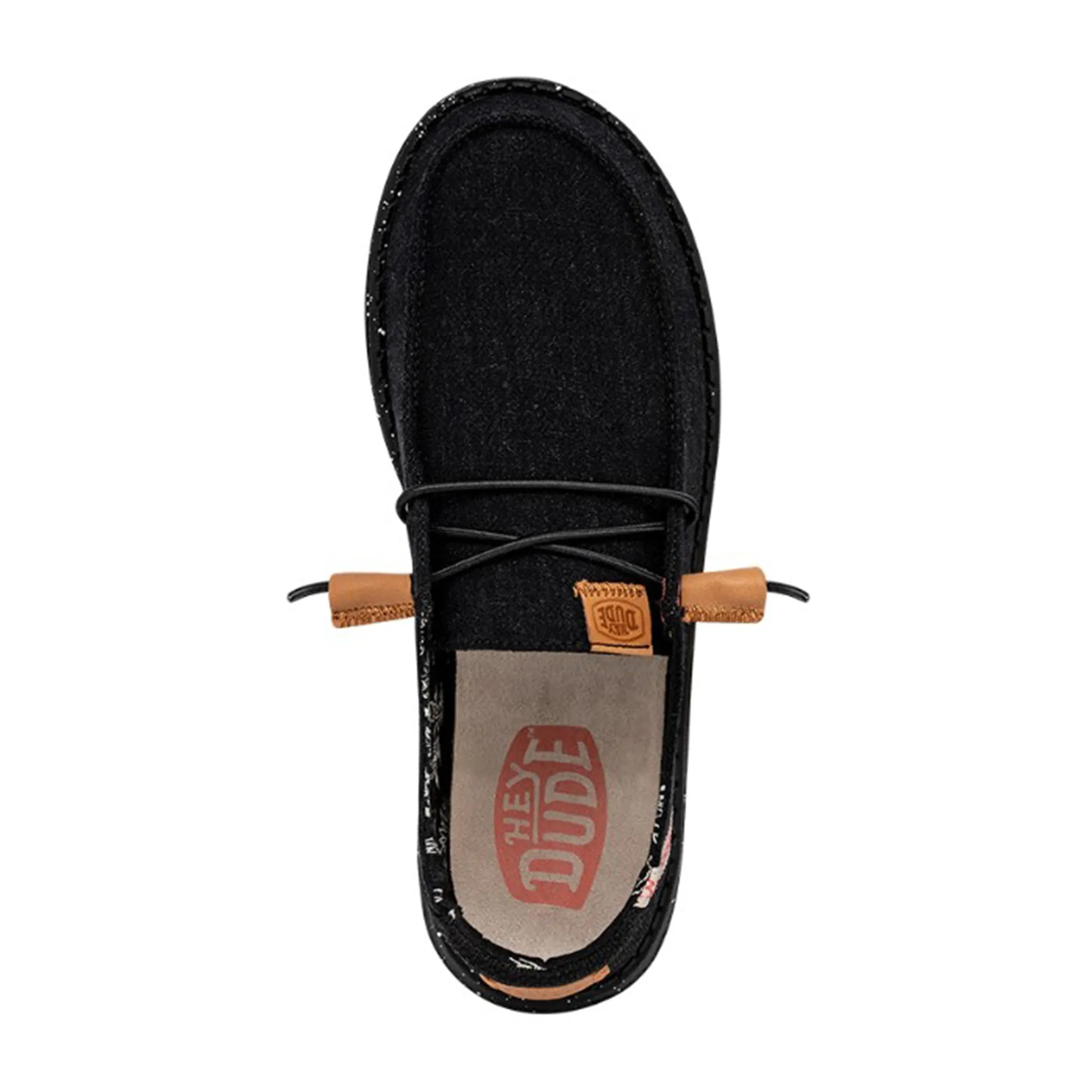 Hey Dude Wendy Washed Canvas Black