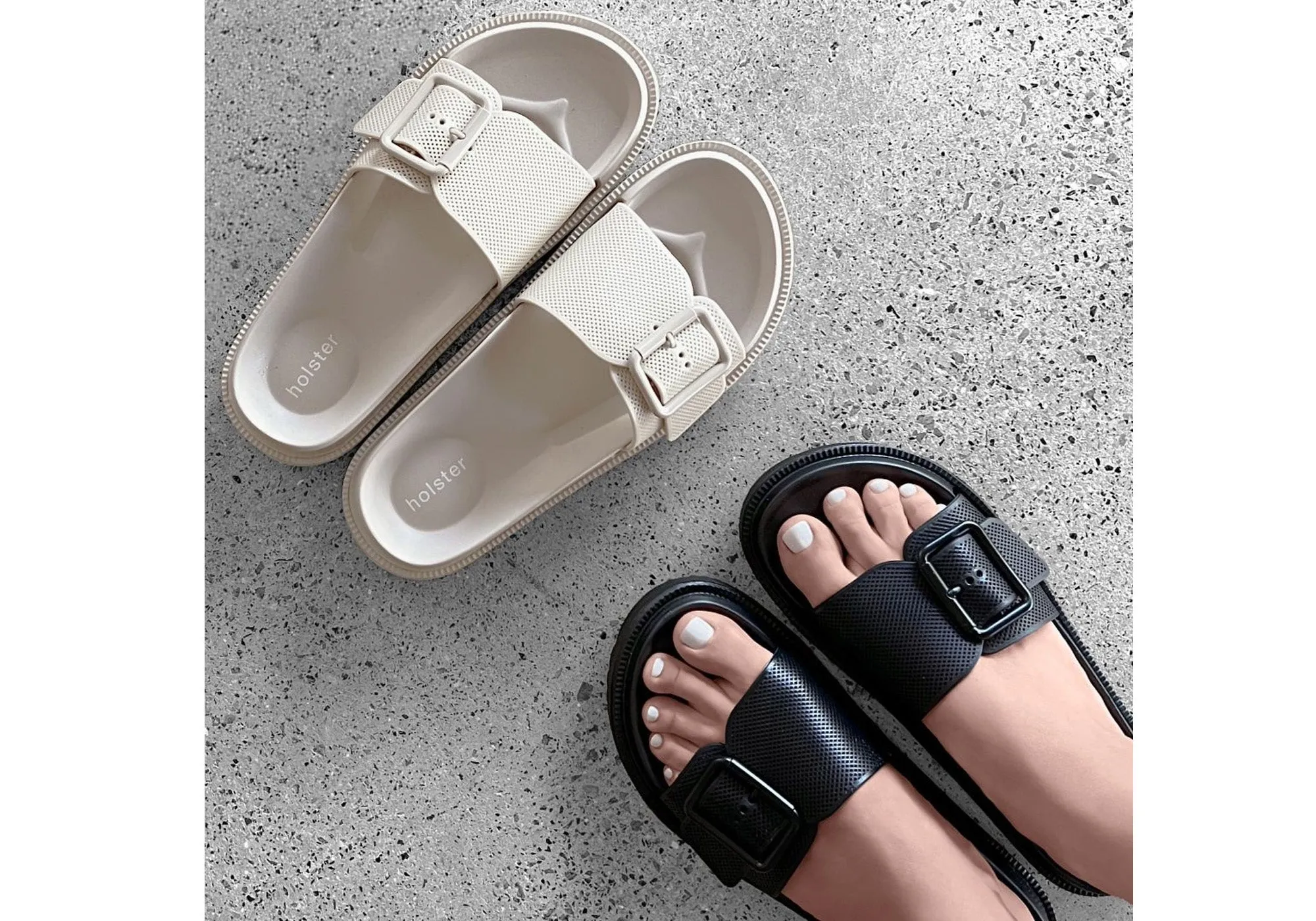 Holster Laze Womens Comfortable Slides Sandals