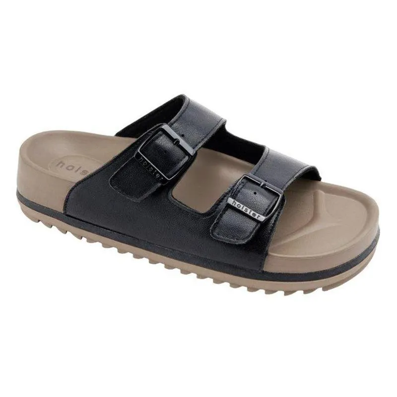 Holster Stride Double buckle Sandals - Black