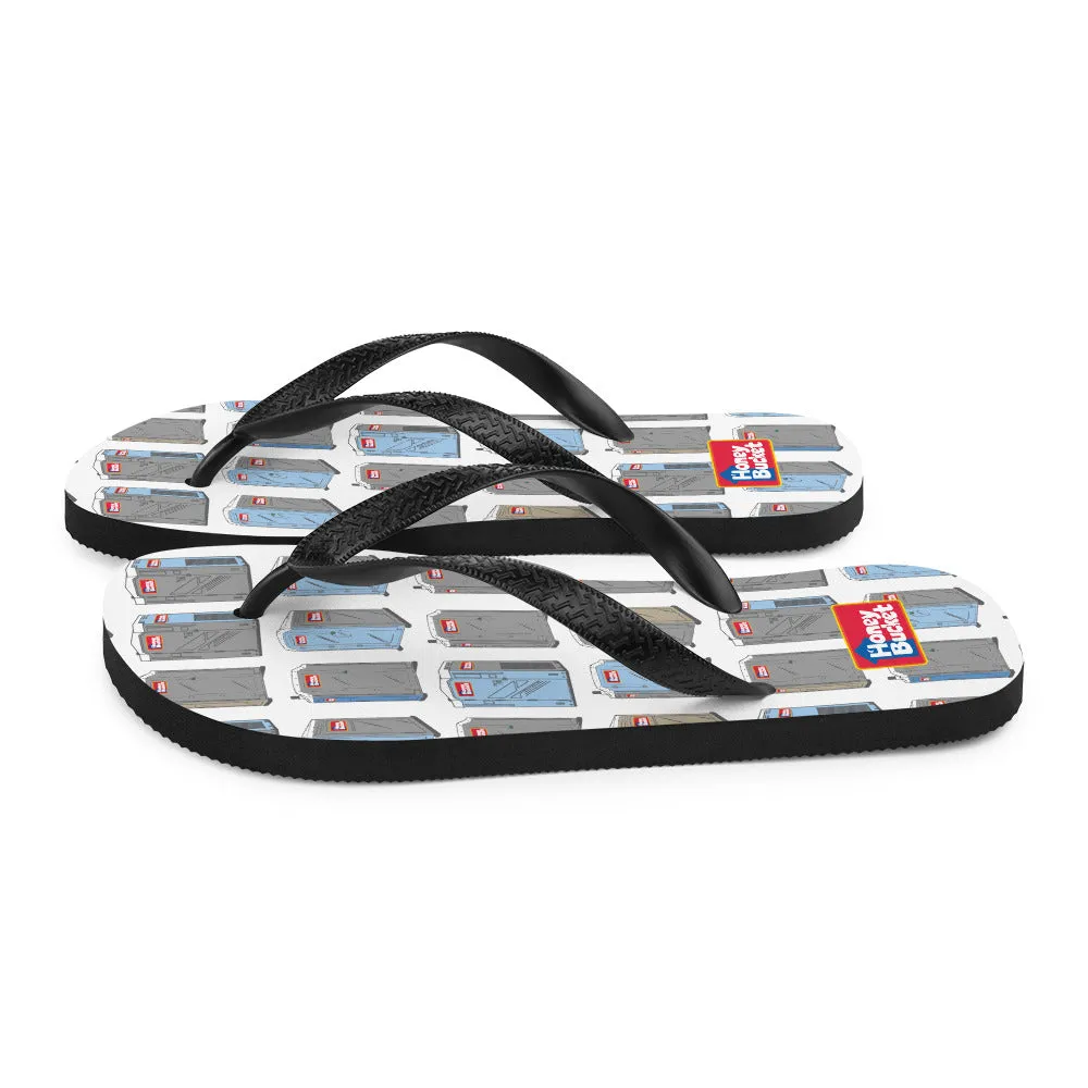 Honey Bucket Pattern Flip-Flops