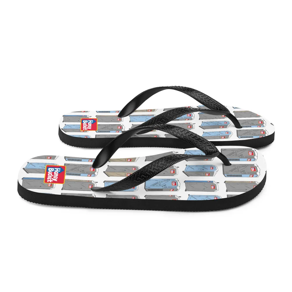 Honey Bucket Pattern Flip-Flops