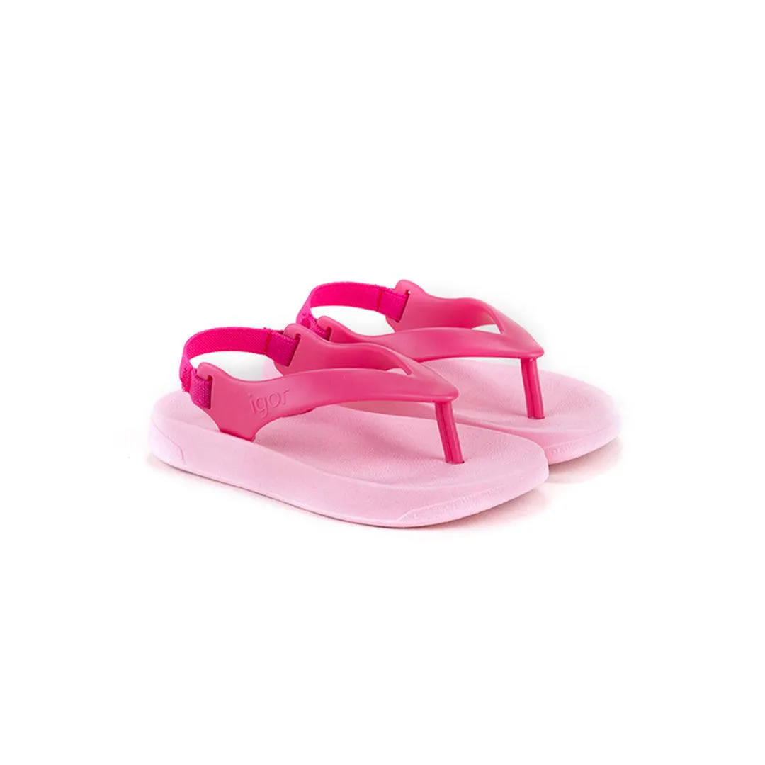 Igor Bicolour Flip Flops - Rosa/Fucsia