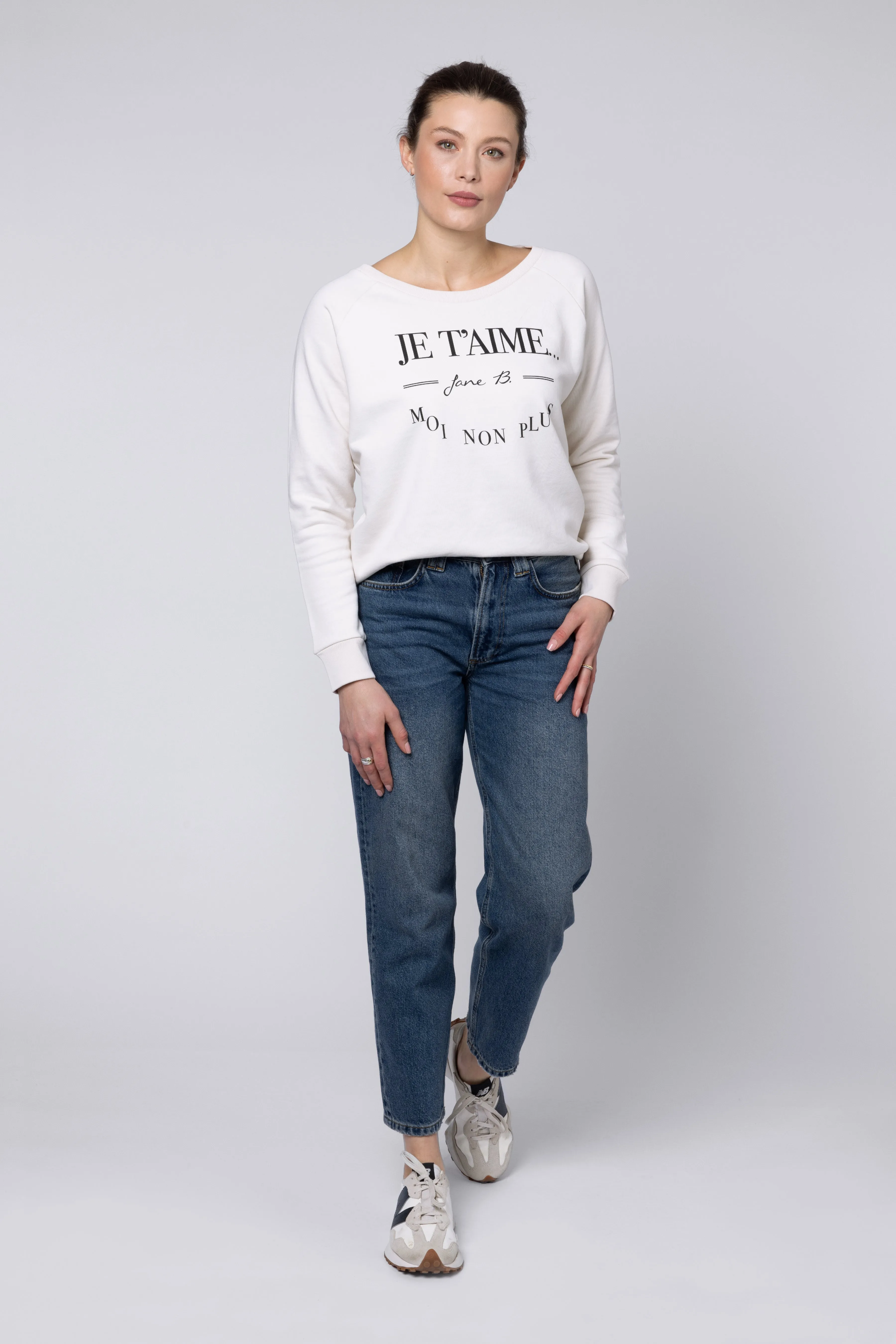 Je T'aime Sweatshirt (Vintage White)