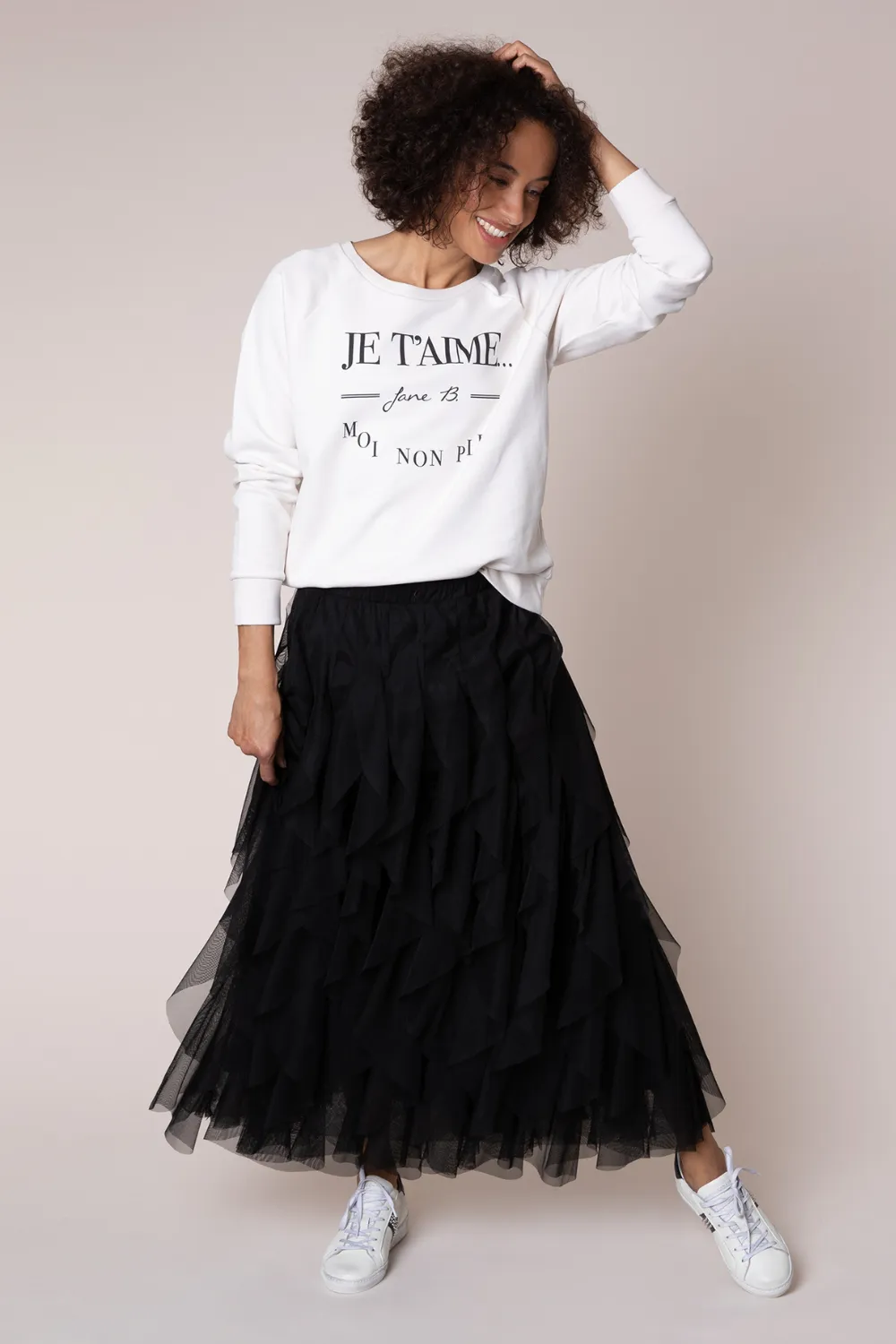 Je T'aime Sweatshirt (Vintage White)