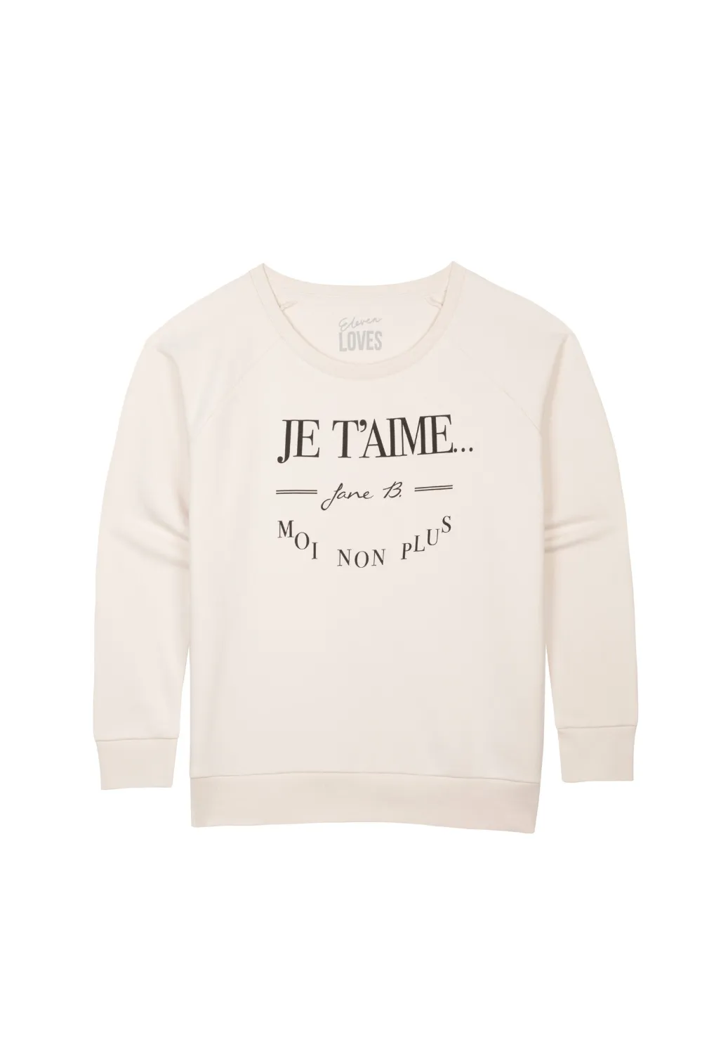 Je T'aime Sweatshirt (Vintage White)