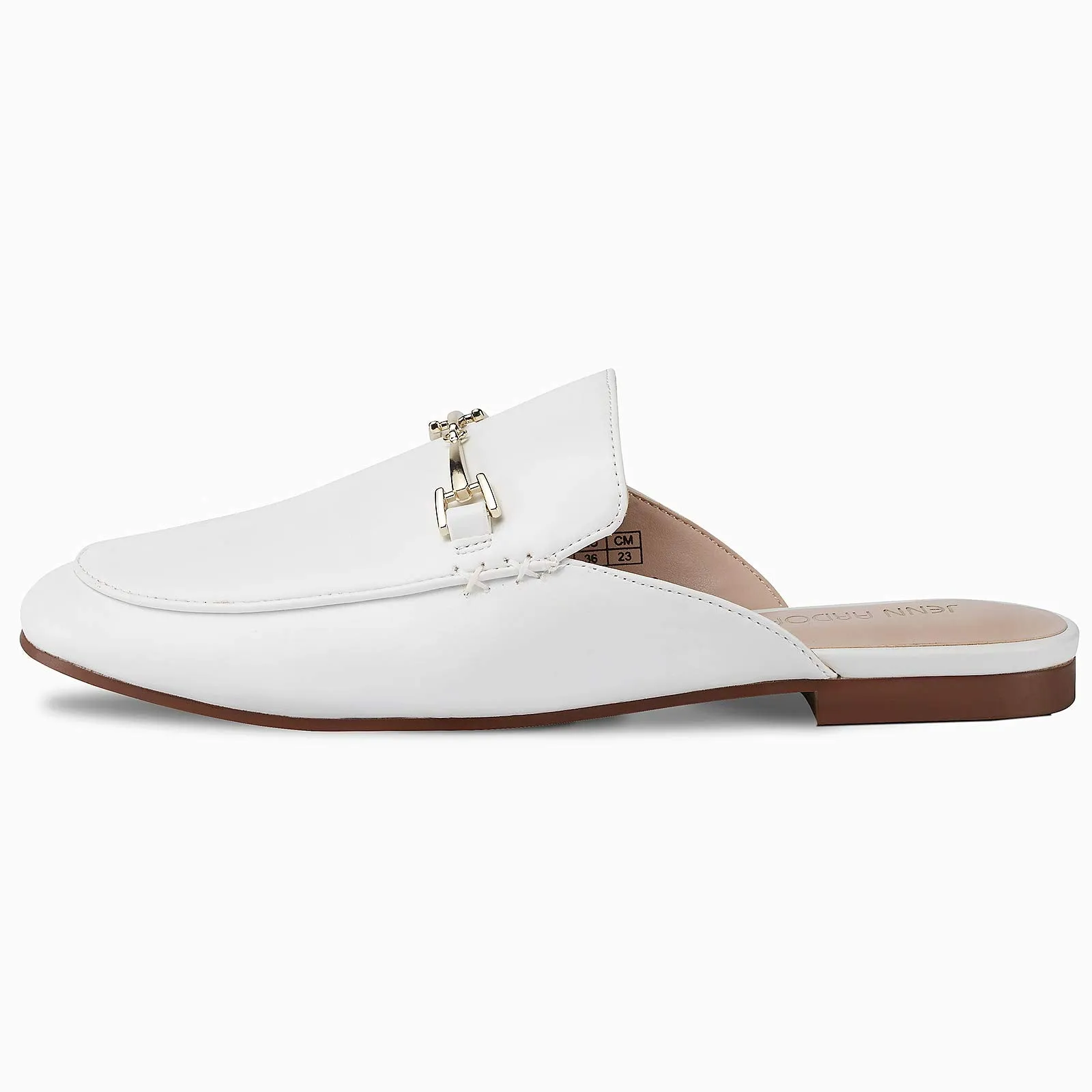 JENN ARDOR Women Smooth Artificial Leather Flat Mules