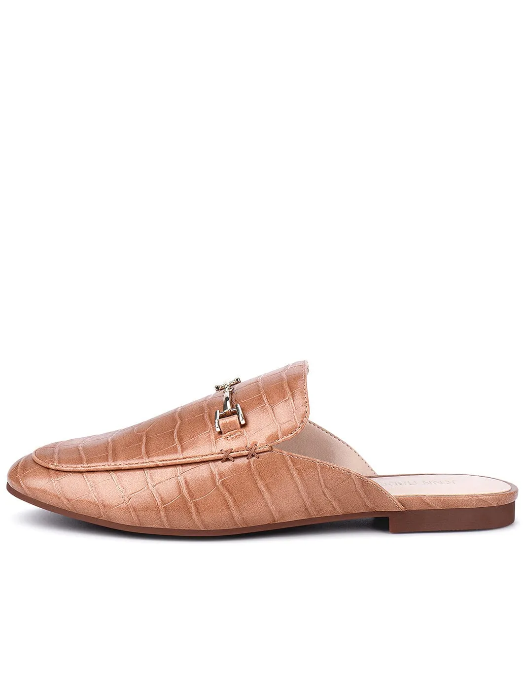 JENN ARDOR Women Smooth Artificial Leather Flat Mules