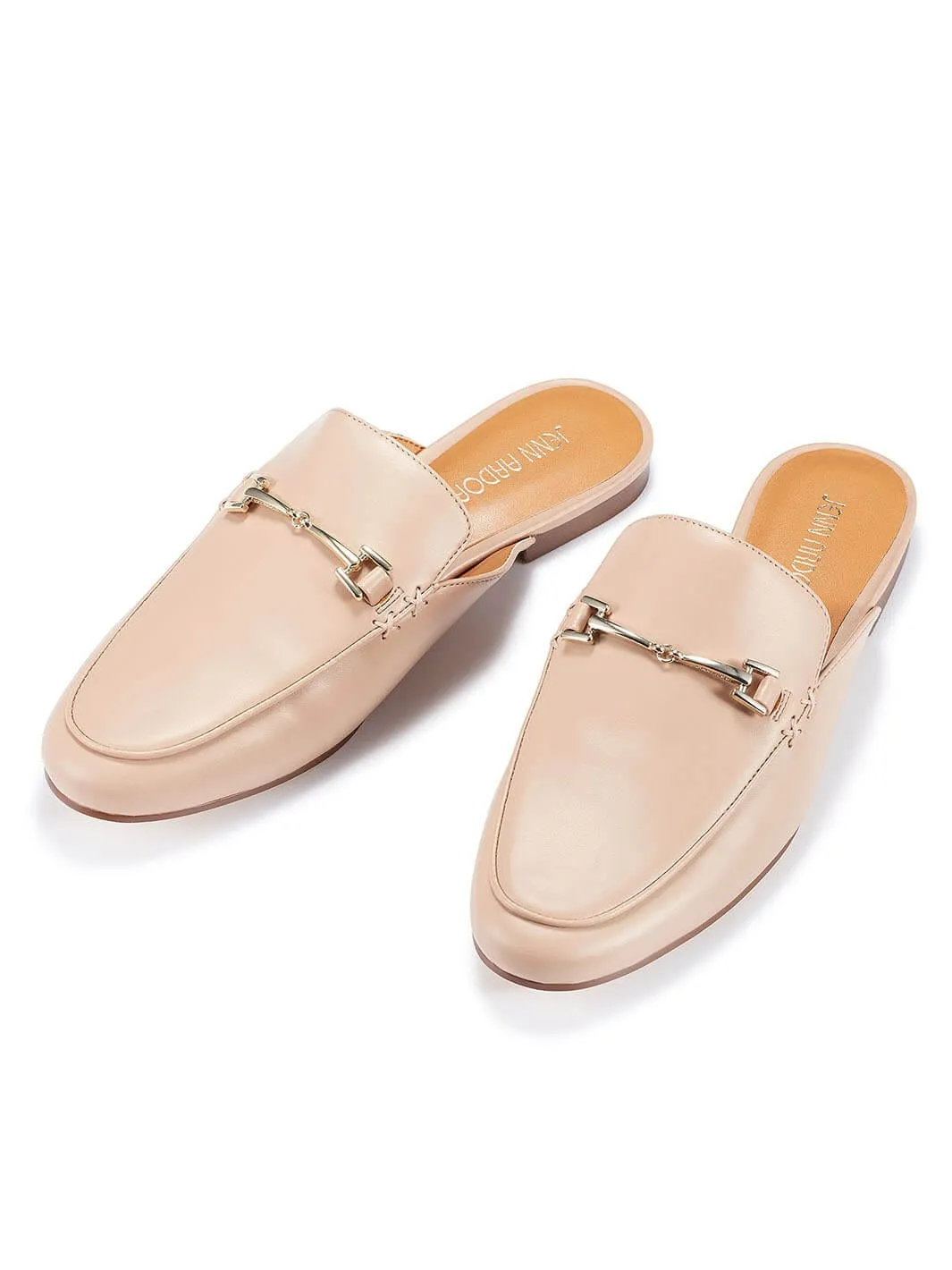 JENN ARDOR Women Smooth Artificial Leather Flat Mules