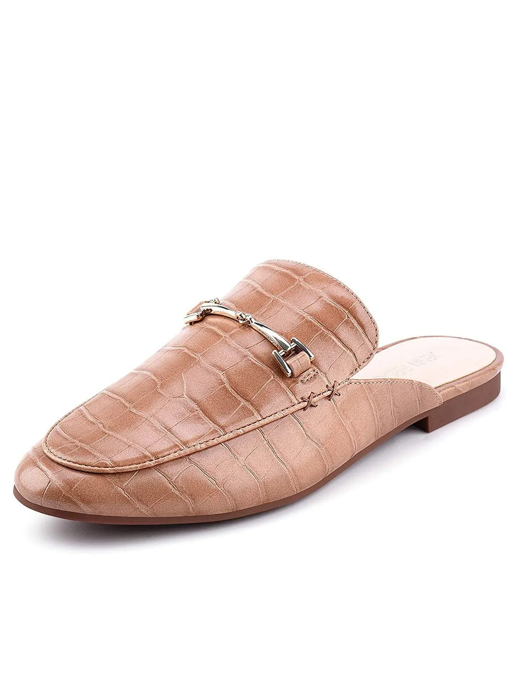 JENN ARDOR Women Smooth Artificial Leather Flat Mules