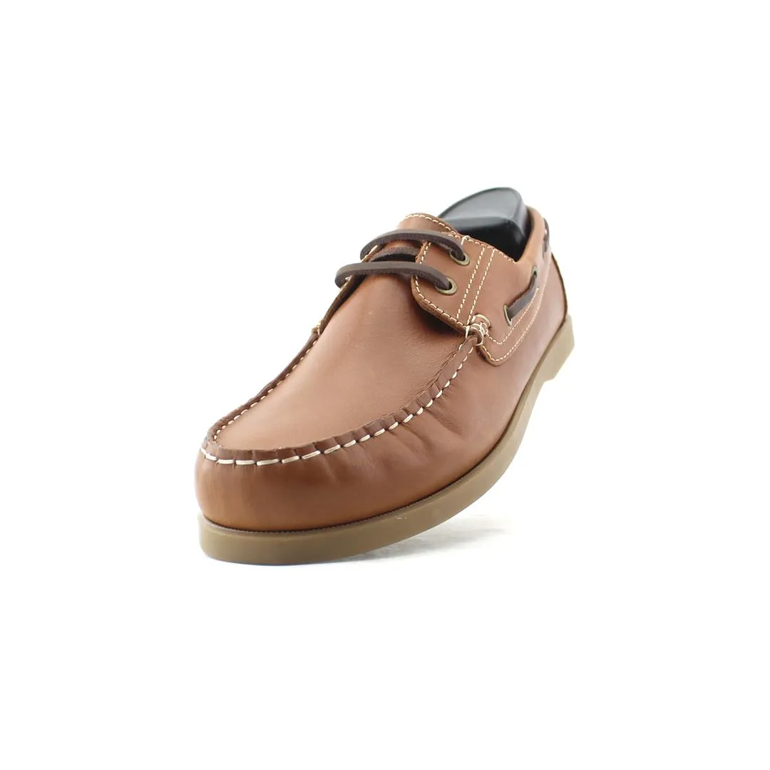 JOURNIE BOAT SHOES - BROWN