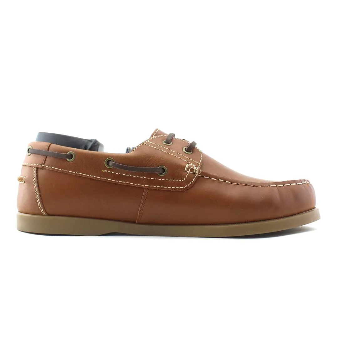 JOURNIE BOAT SHOES - BROWN