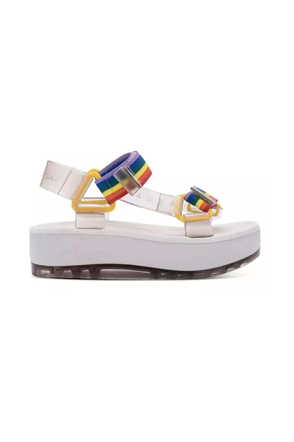 Melissa Papete Rider II Sandals In White