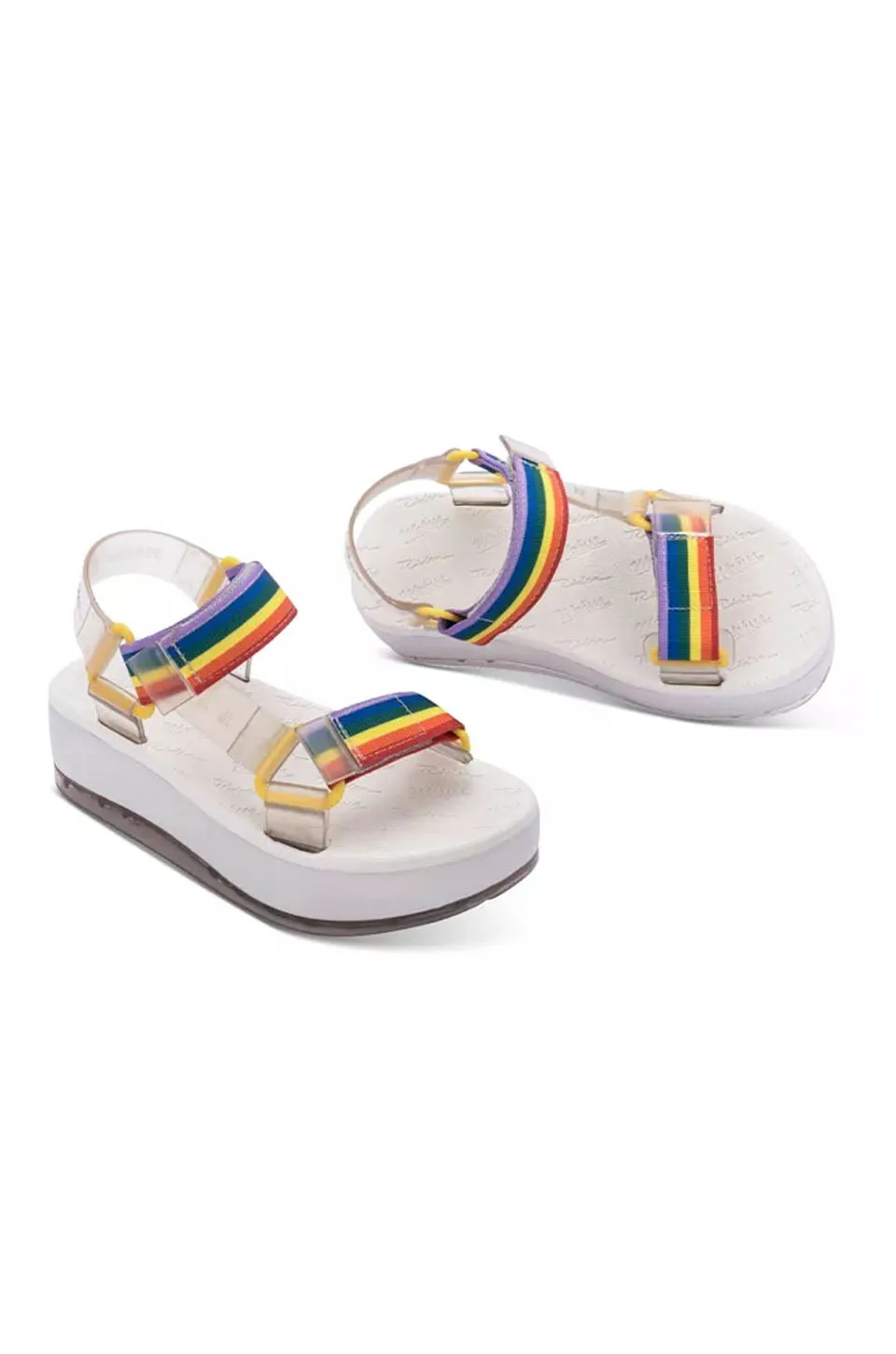 Melissa Papete Rider II Sandals In White