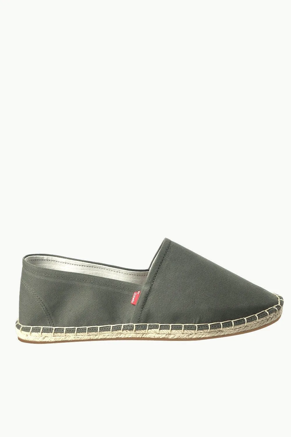 Men's Green Canvas Basque Espadrilles