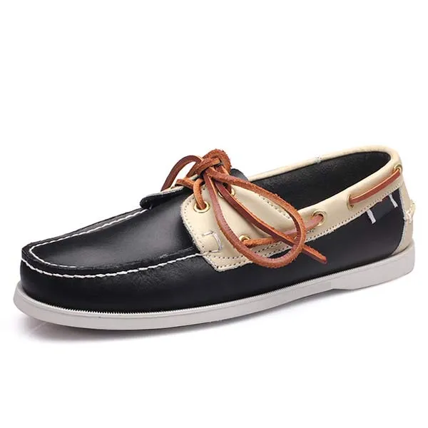 MEN'S LEATHER BOAT SHOES 41603460