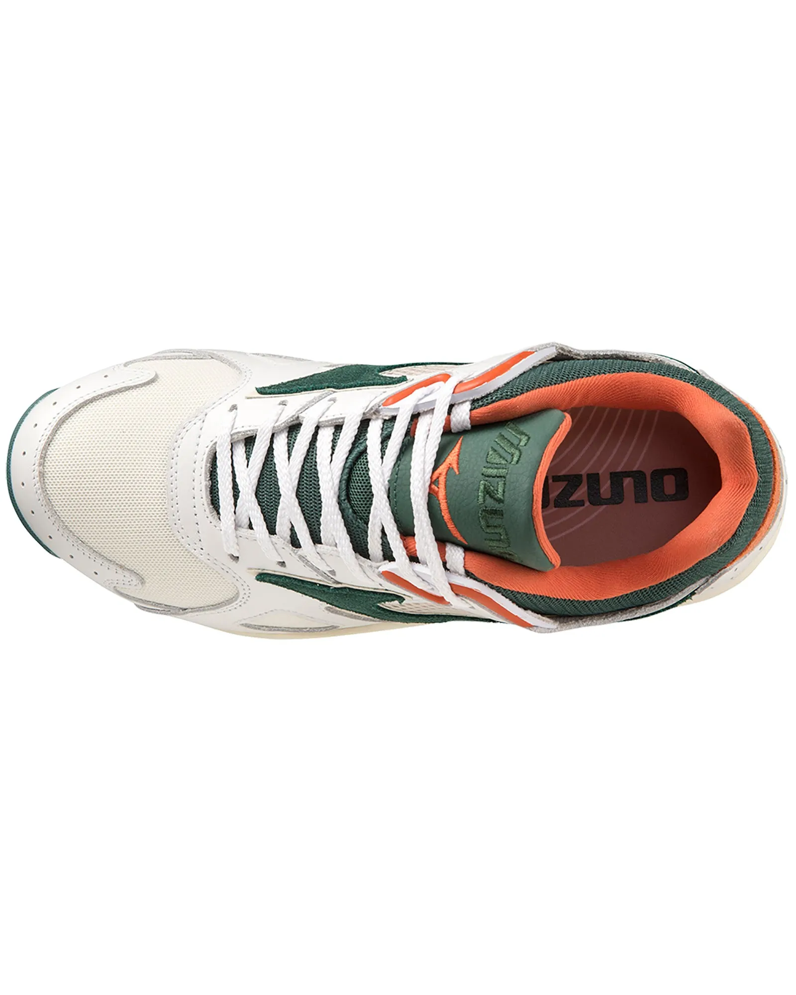 MIZUNO SKY MEDAL Snow White Bistro Green Mecca Orange