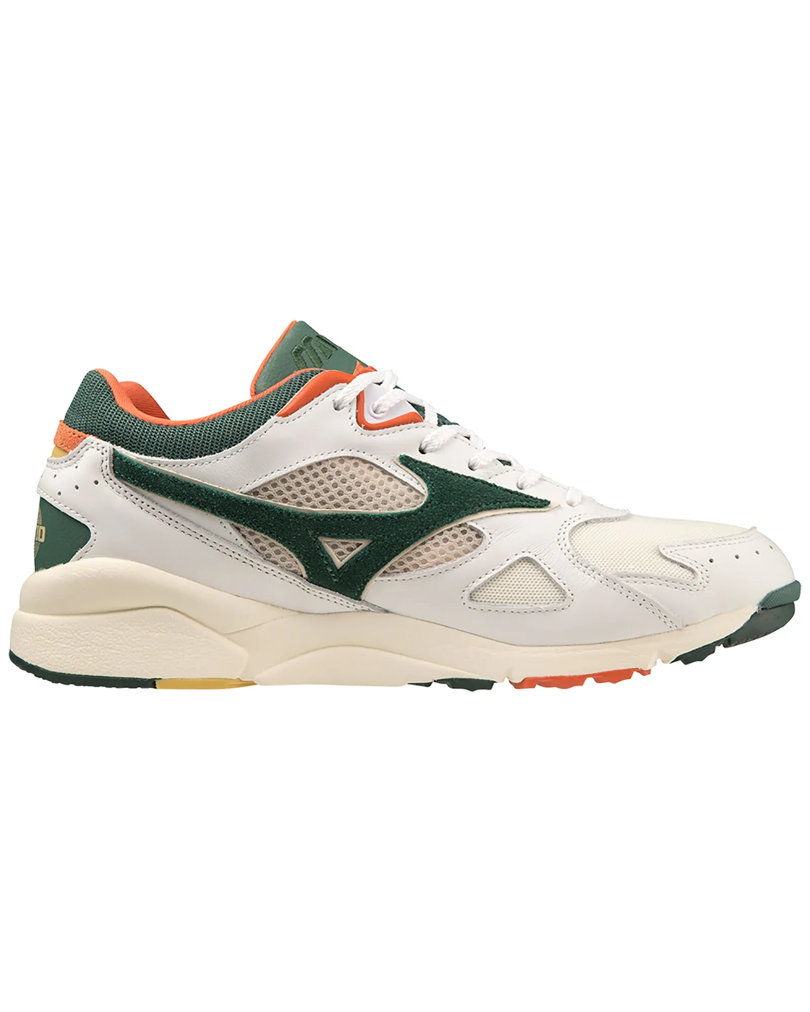 MIZUNO SKY MEDAL Snow White Bistro Green Mecca Orange