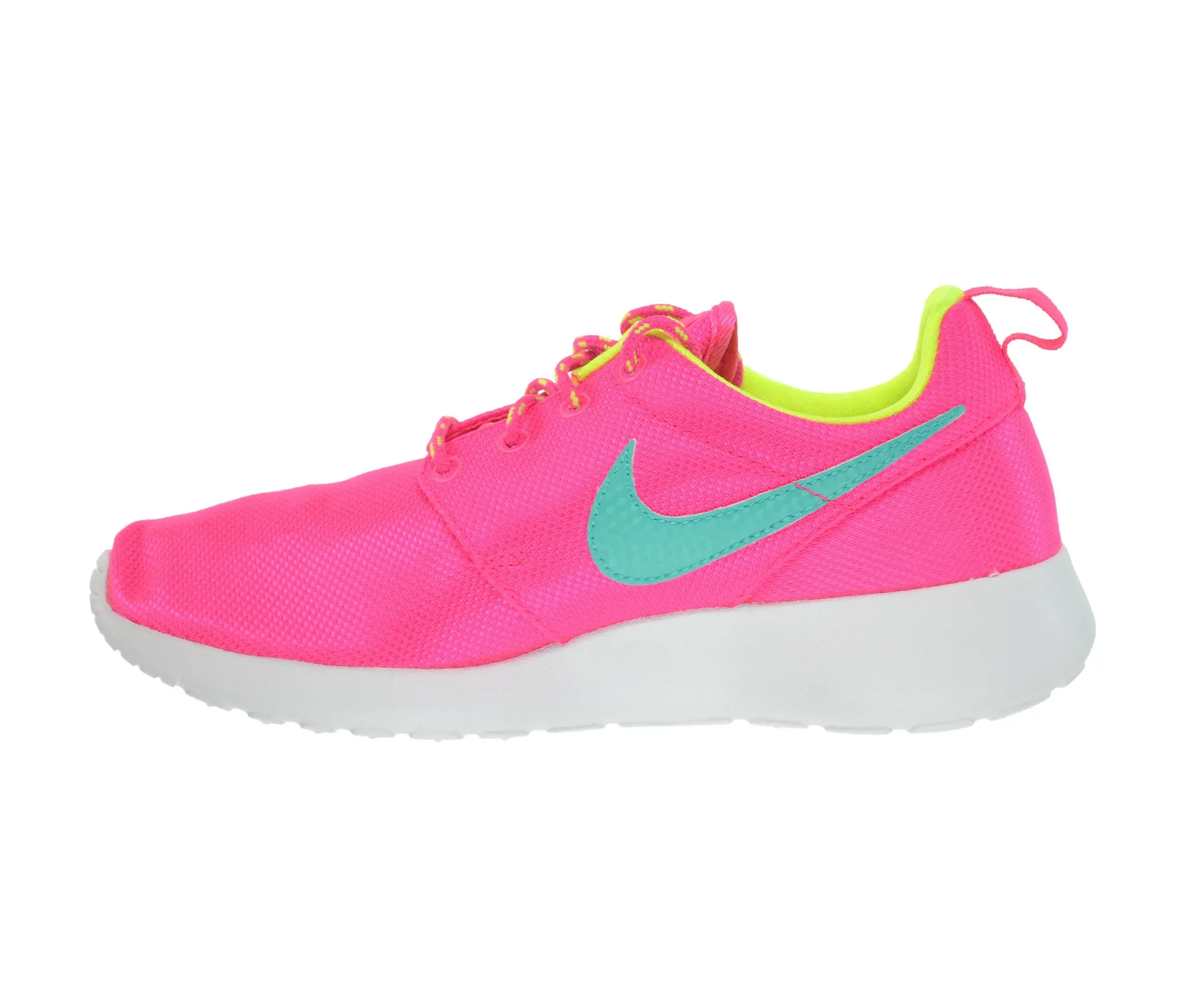 Nike Rosherun Big Kids Shoes Hyper Pink/Jade-Volt-White/Blue