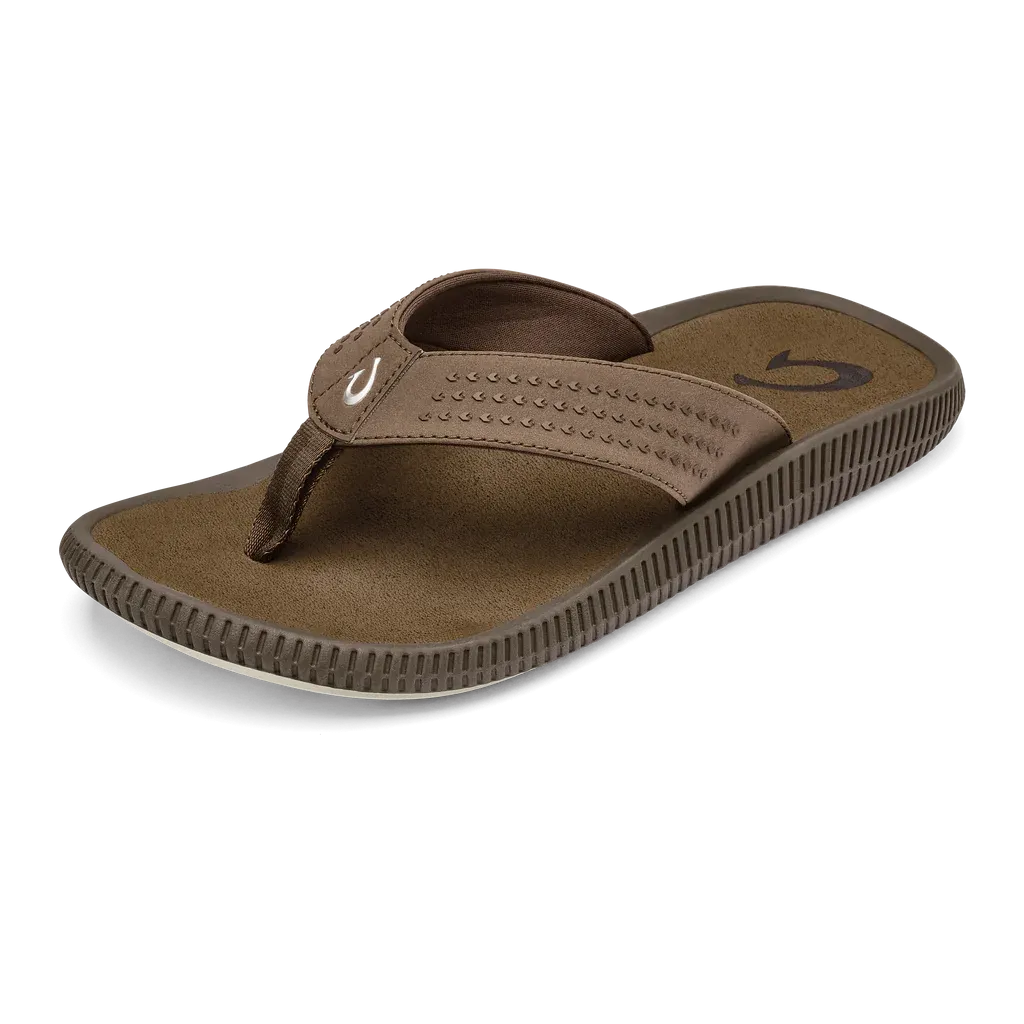 OluKai Men's Ulele Flip Flop - Mustang/Mustang 10435-1313