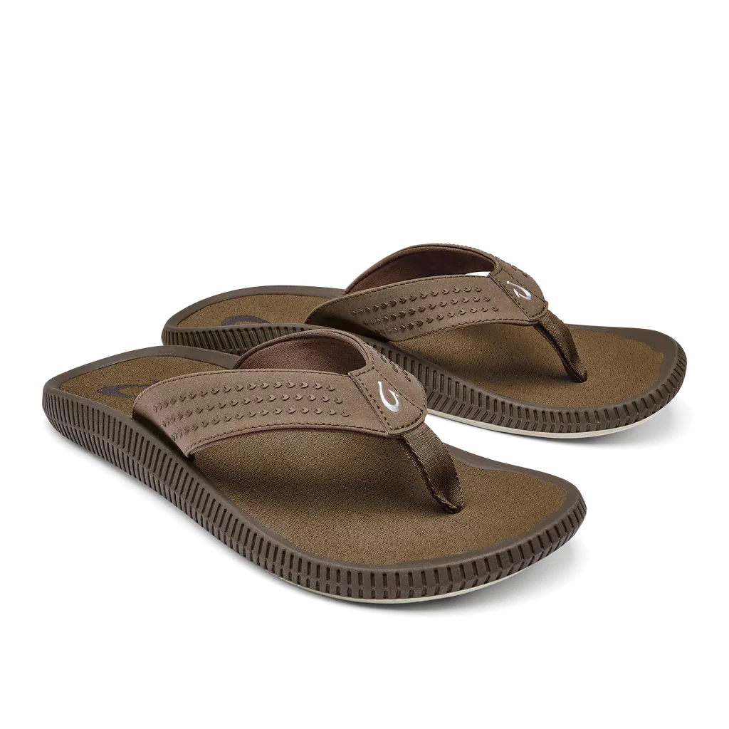 OluKai Men's Ulele Flip Flop - Mustang/Mustang 10435-1313